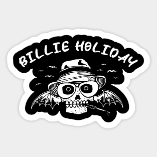 billie holiday  gentlemen Sticker